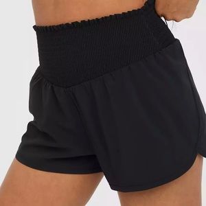 OFFLINE By Aerie Real Me Smocked Running Short